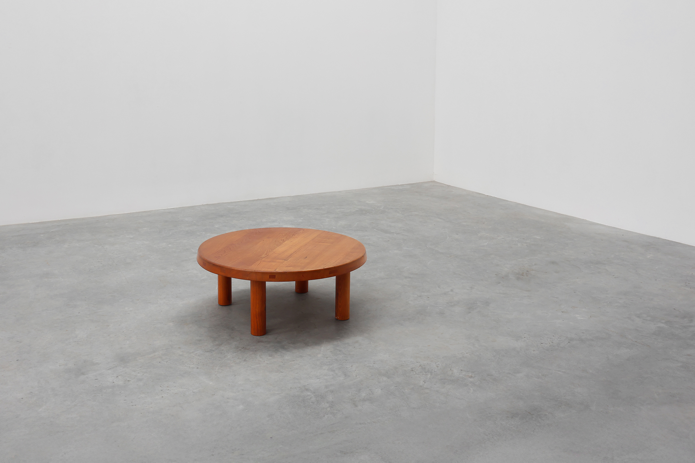 Pierre Chapo, Coffee Table Model T02M in Solid Elm, France 1976thumbnail